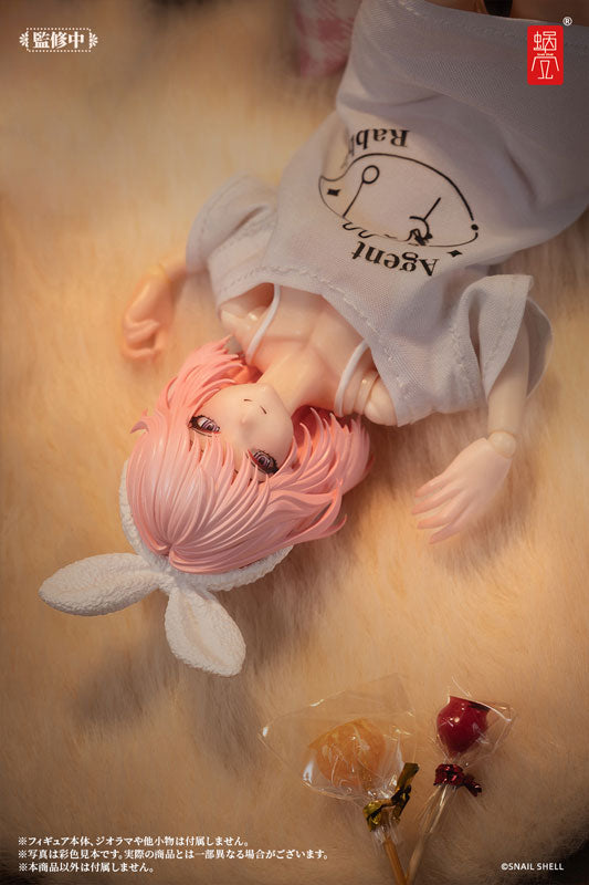 Snail Shell 1/12 Aileen Loungewear with Pink Plush Coat