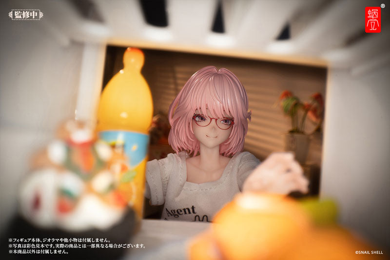 Snail Shell 1/12 Aileen Loungewear with Pink Plush Coat