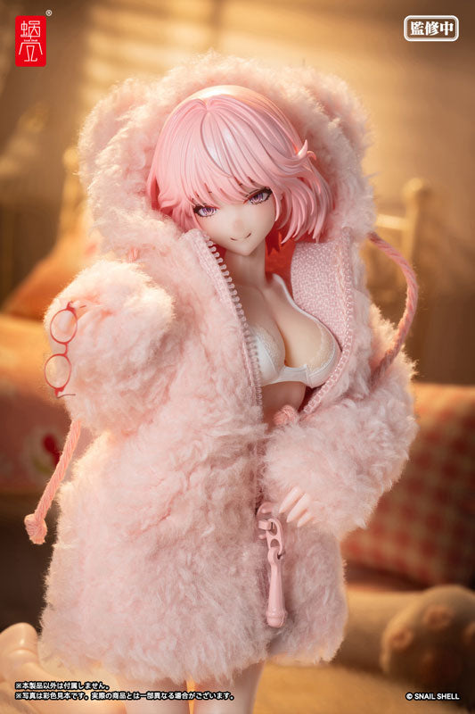 Snail Shell 1/12 Aileen Loungewear with Pink Plush Coat