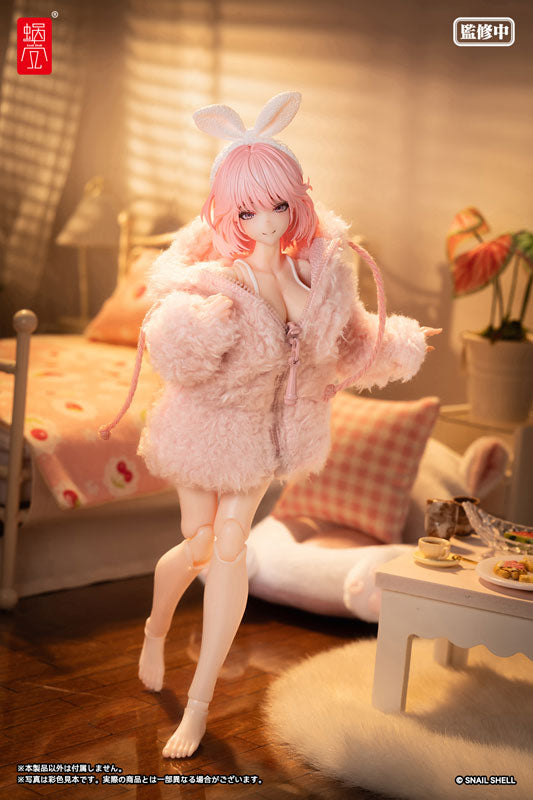 Snail Shell 1/12 Aileen Loungewear with Pink Plush Coat