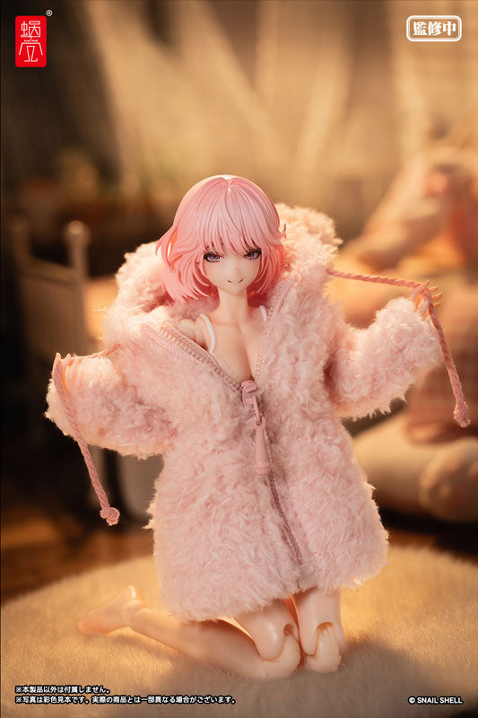 Snail Shell 1/12 Aileen Loungewear with Pink Plush Coat