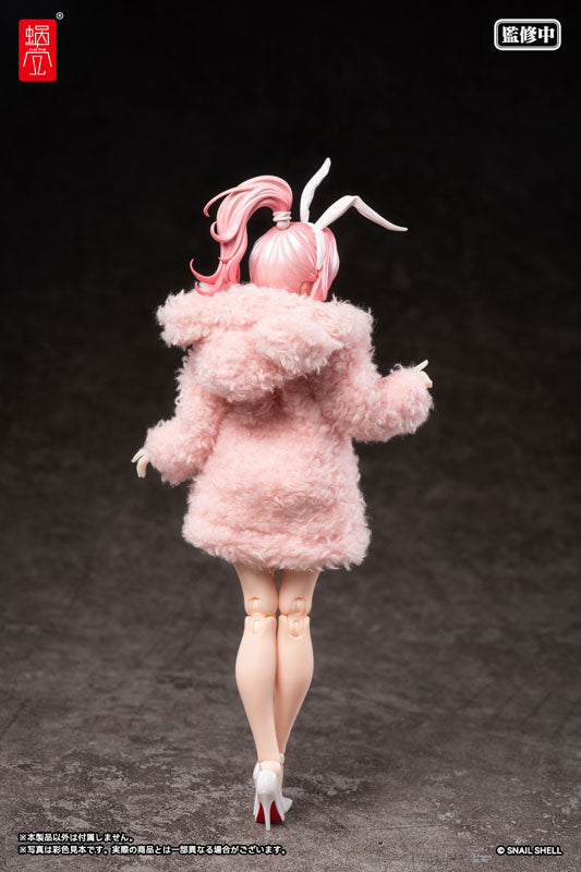 Snail Shell 1/12 Aileen Loungewear with Pink Plush Coat