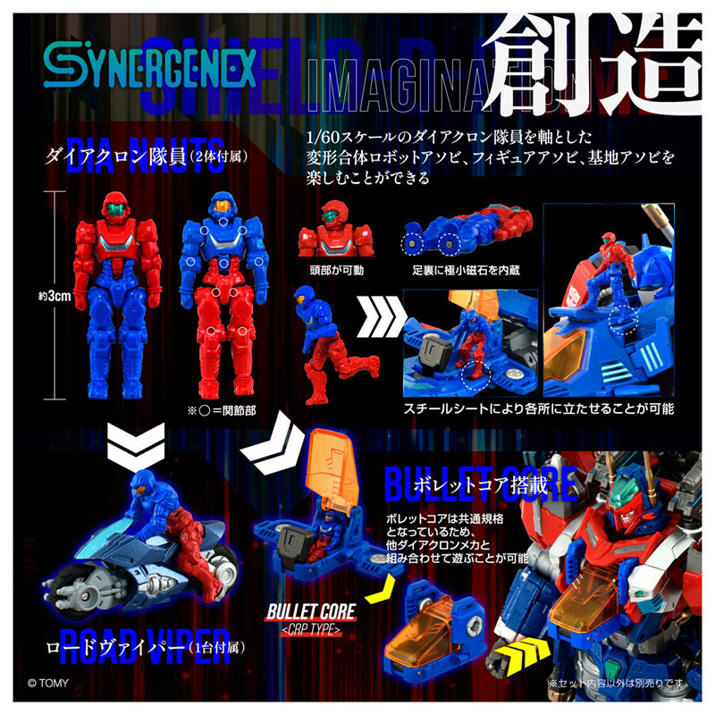 Takara Tomy T-Spark Synergenex Transformers x Zoids - Shield-D-Prime