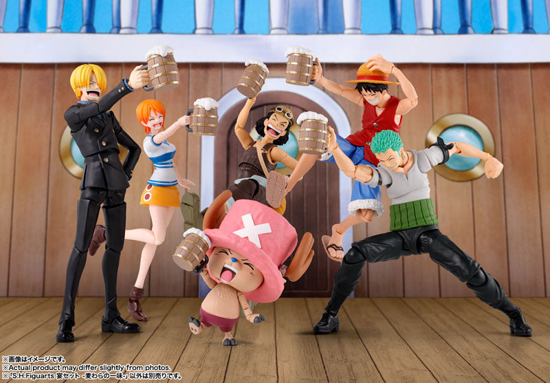 SH Figuarts One Piece Party Set The Straw Hat Crew