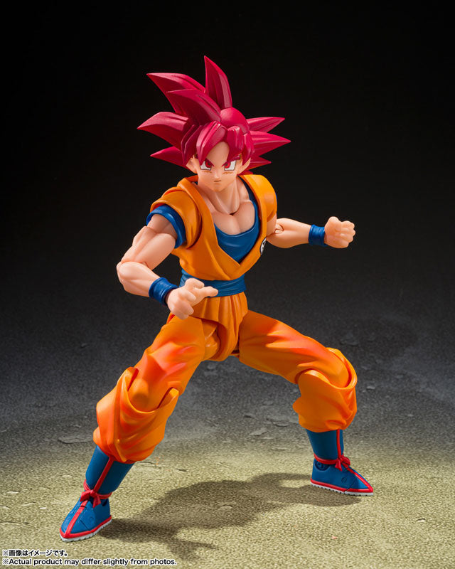 SH Figuarts Dragon Ball - Super Saiyan God Son Goku (God Aura)