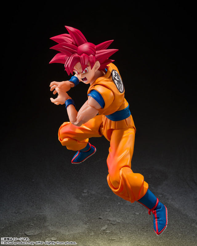SH Figuarts Dragon Ball - Super Saiyan God Son Goku (God Aura)