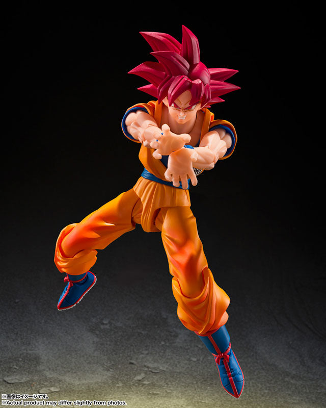 SH Figuarts Dragon Ball - Super Saiyan God Son Goku (God Aura)
