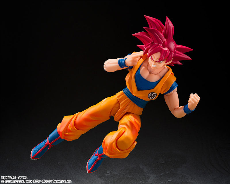 SH Figuarts Dragon Ball - Super Saiyan God Son Goku (God Aura)