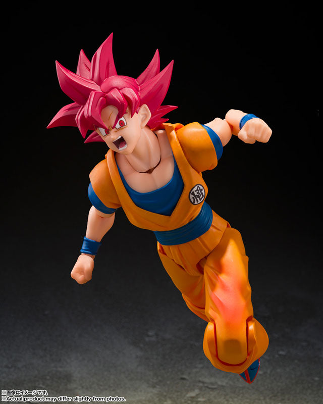 SH Figuarts Dragon Ball - Super Saiyan God Son Goku (God Aura)