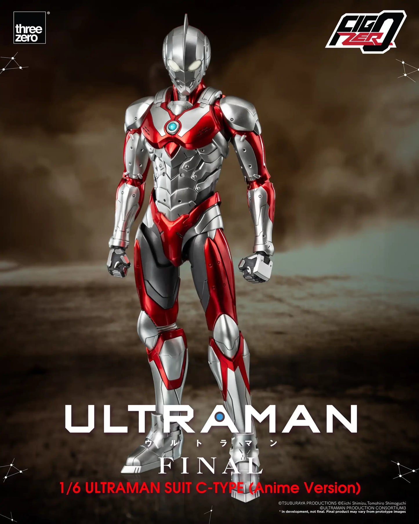 Threezero FigZero 1/6 Ultraman - Ultraman C-Type (Anime Version)
