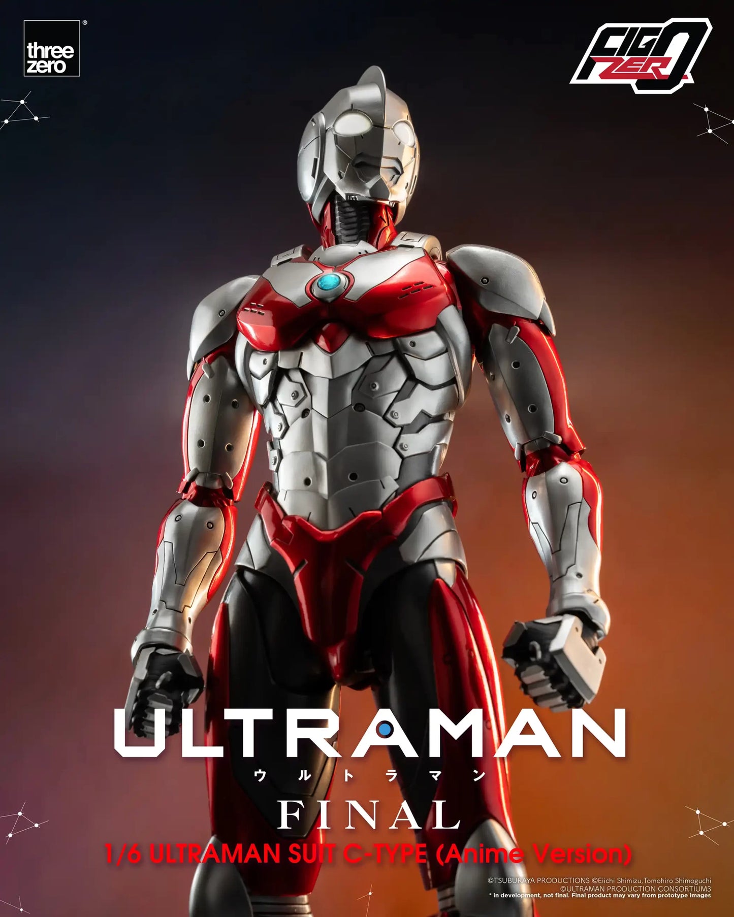 Threezero FigZero 1/6 Ultraman - Ultraman C-Type (Anime Version)