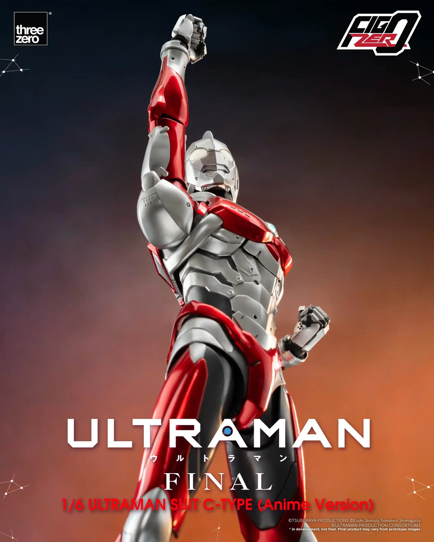 Threezero FigZero 1/6 Ultraman - Ultraman C-Type (Anime Version)
