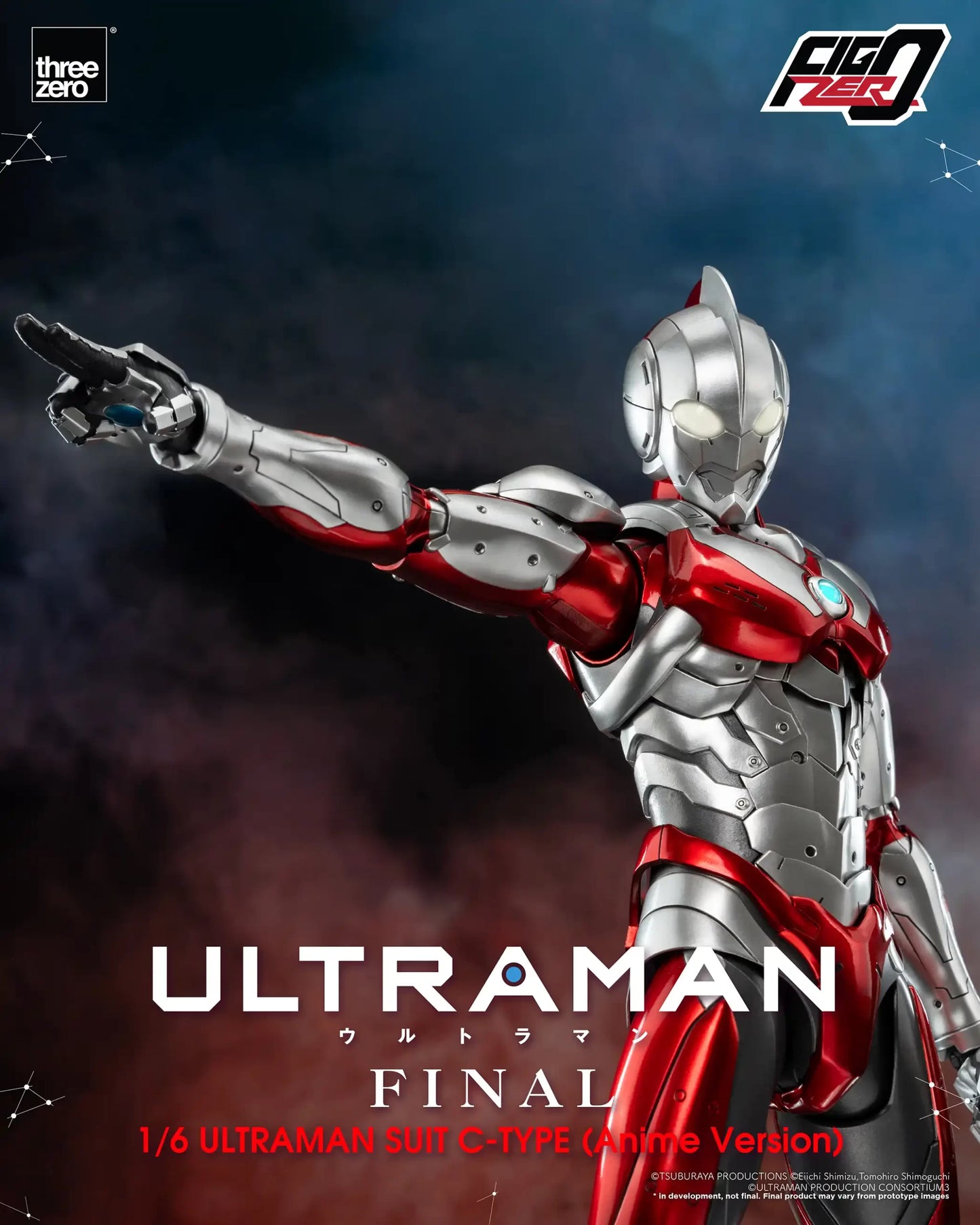 Threezero FigZero 1/6 Ultraman - Ultraman C-Type (Anime Version)