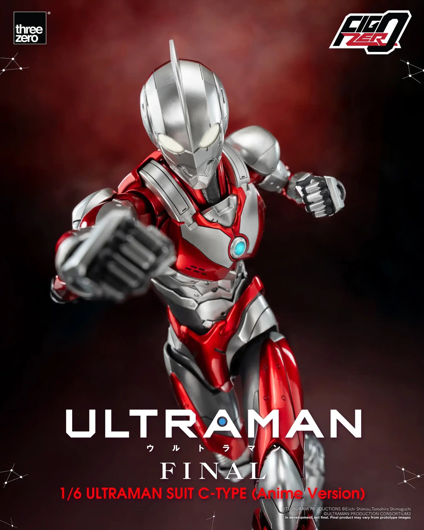 Threezero FigZero 1/6 Ultraman - Ultraman C-Type (Anime Version)
