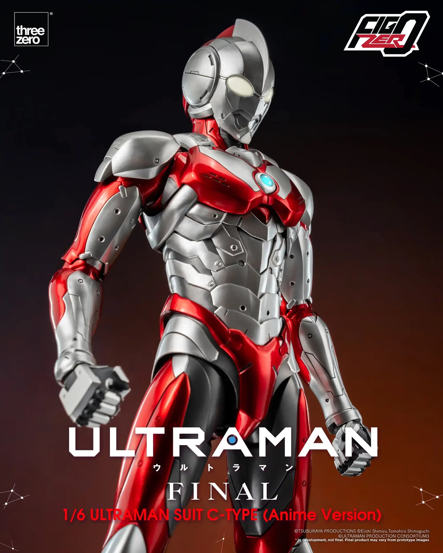 Threezero FigZero 1/6 Ultraman - Ultraman C-Type (Anime Version)