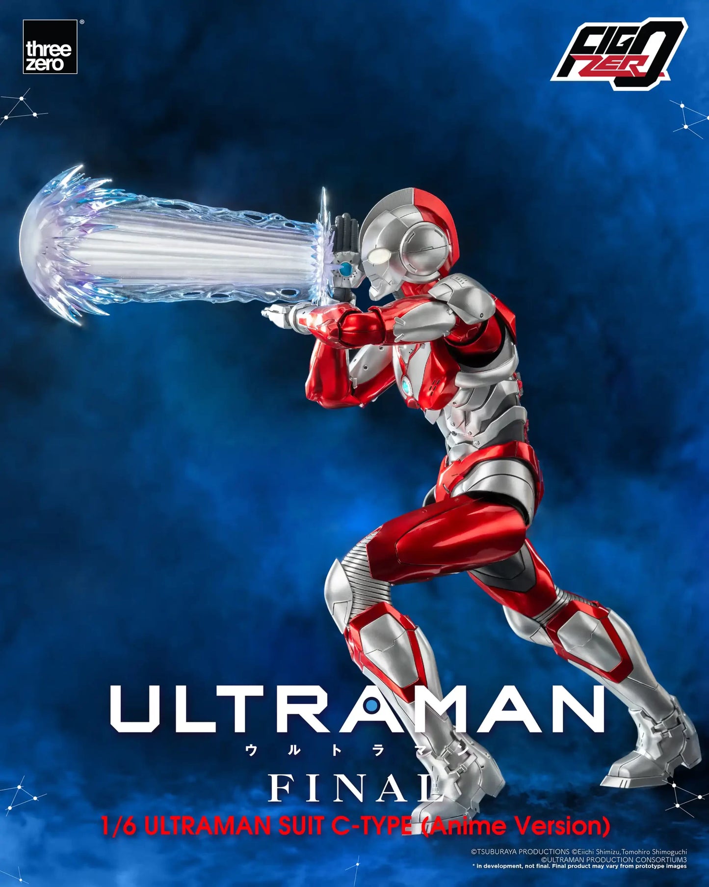 Threezero FigZero 1/6 Ultraman - Ultraman C-Type (Anime Version)
