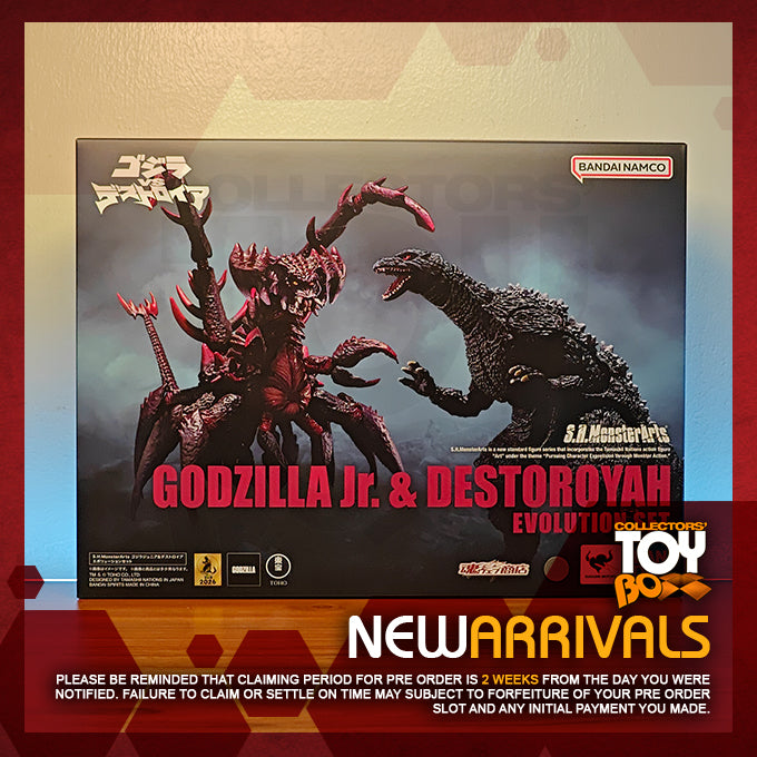 SH MonsterArts Godzilla vs Destoroyah - Godzilla Jr & Destroyah Evolution