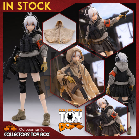Hasuki Pocket Art 1/12 Assaulter Sasha Habe + Tactical Raincoat