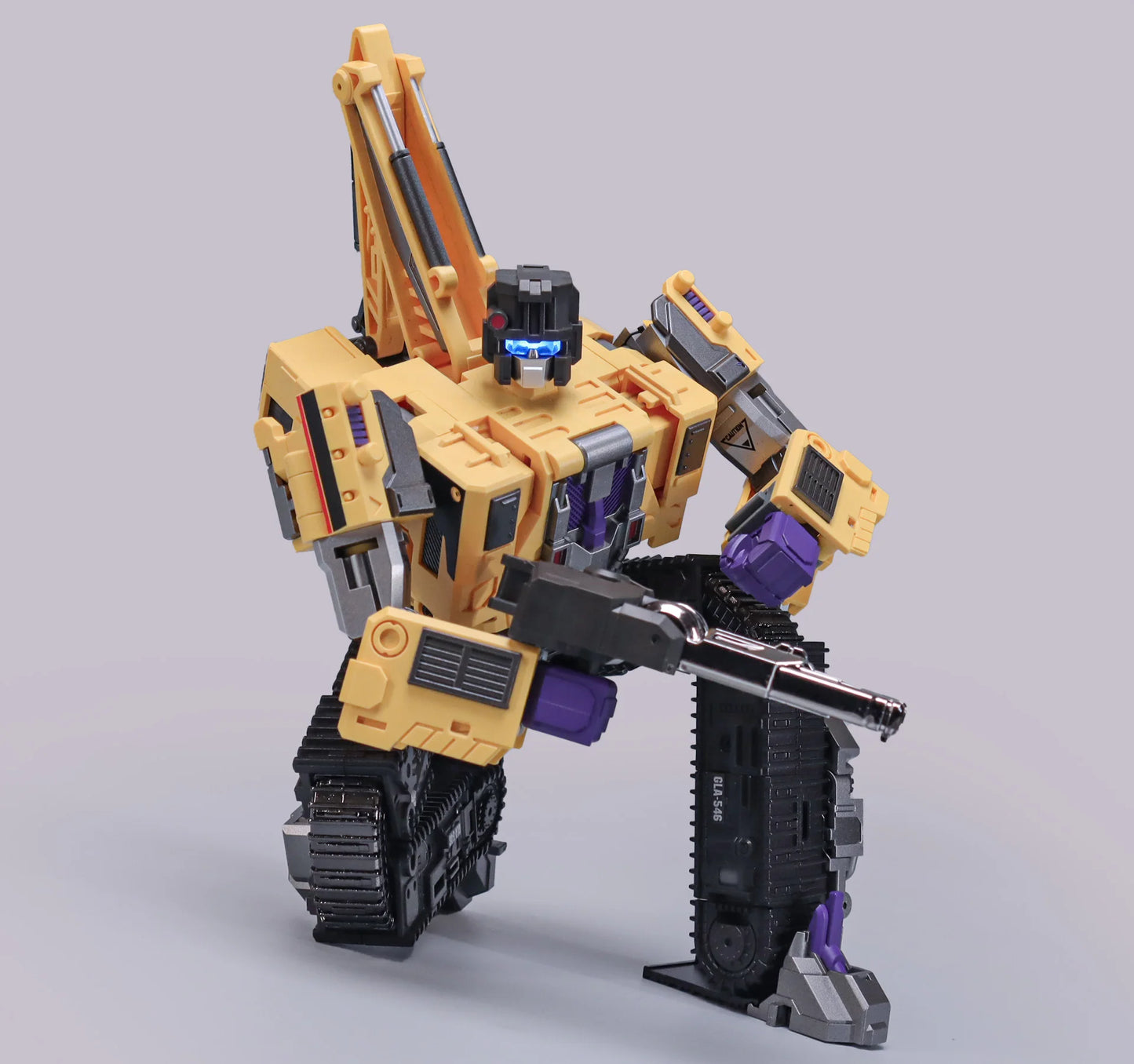Mecha Invation GLA-01 Titan of Creation Devastator Yellow Edition Set