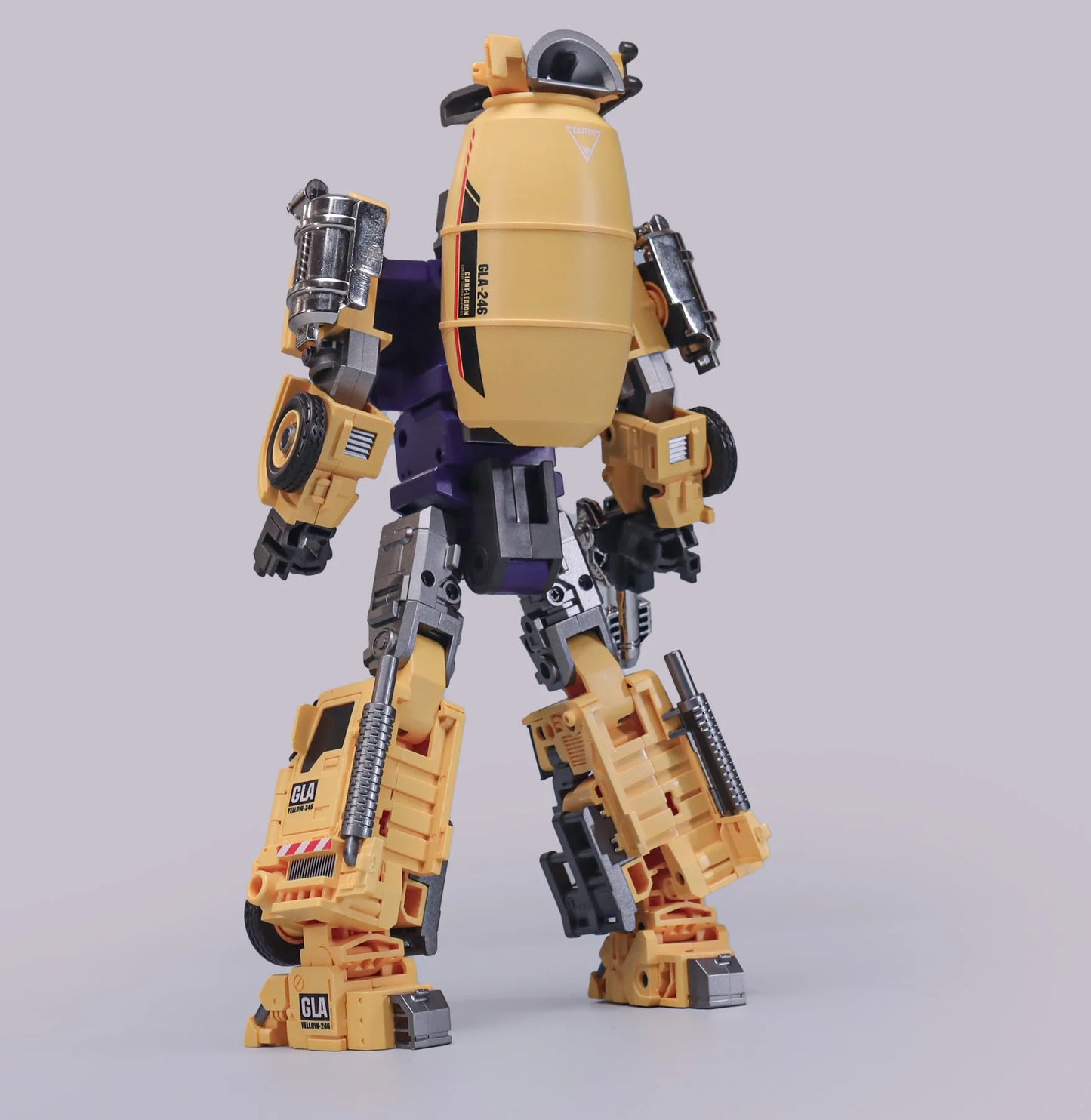 Mecha Invation GLA-01 Titan of Creation Devastator Yellow Edition Set