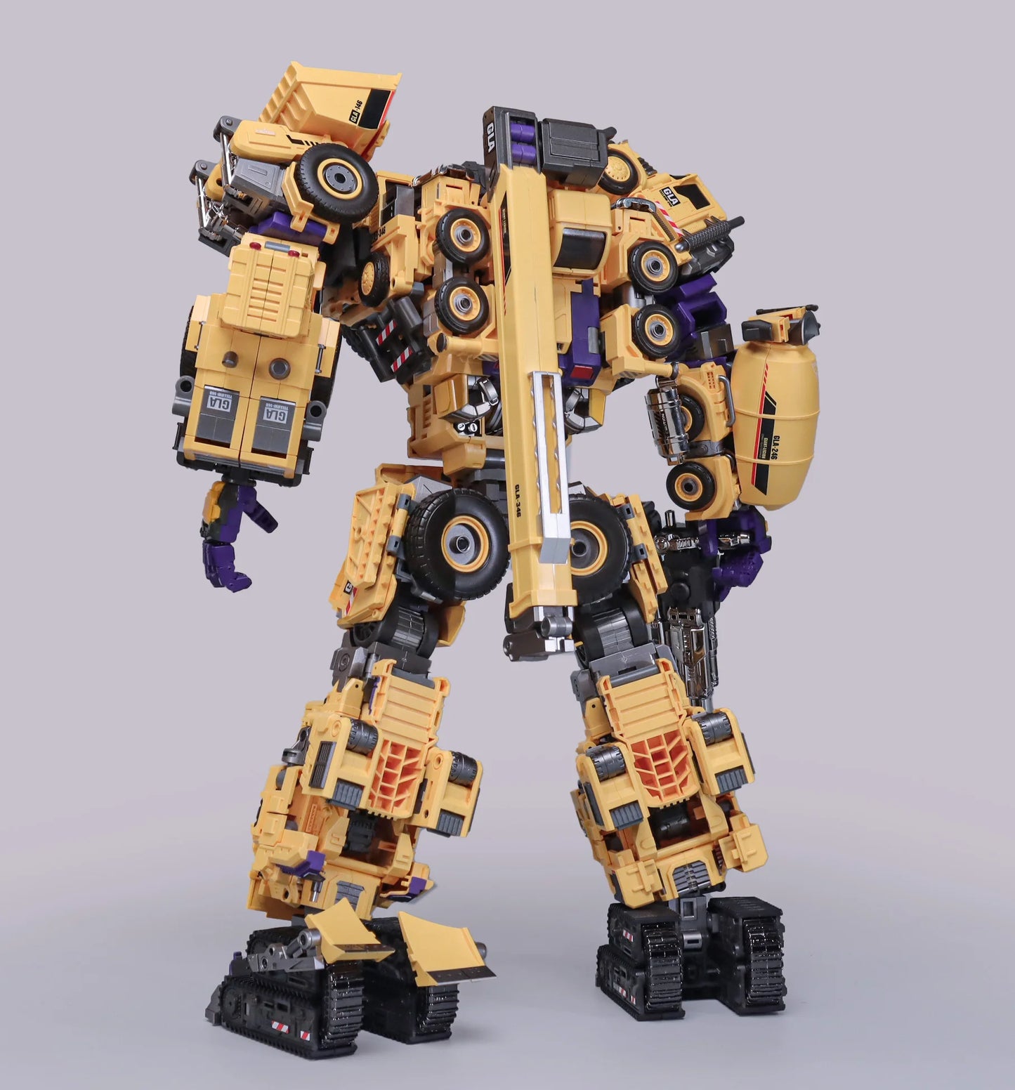 Mecha Invation GLA-01 Titan of Creation Devastator Yellow Edition Set