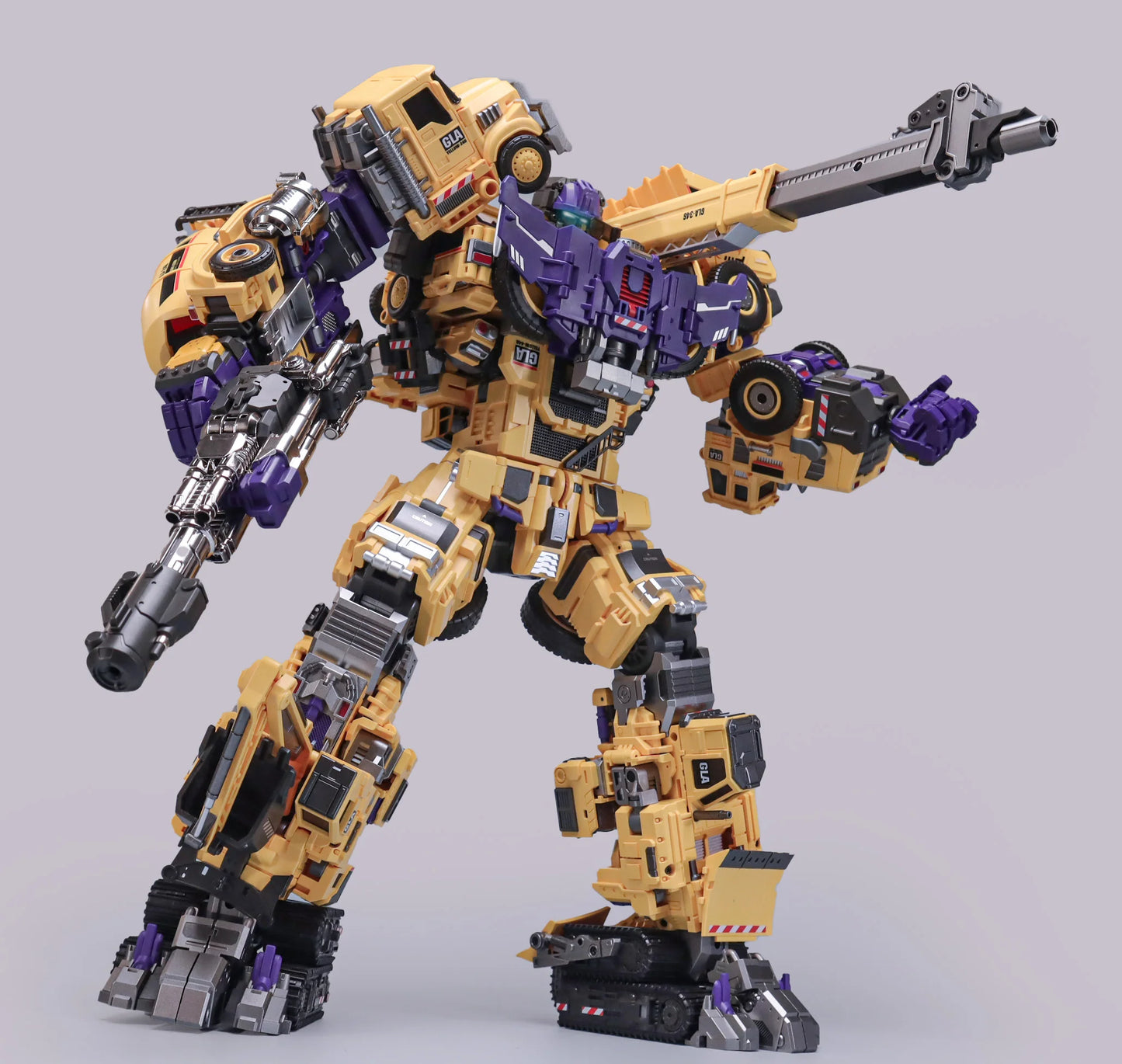 Mecha Invation GLA-01 Titan of Creation Devastator Yellow Edition Set