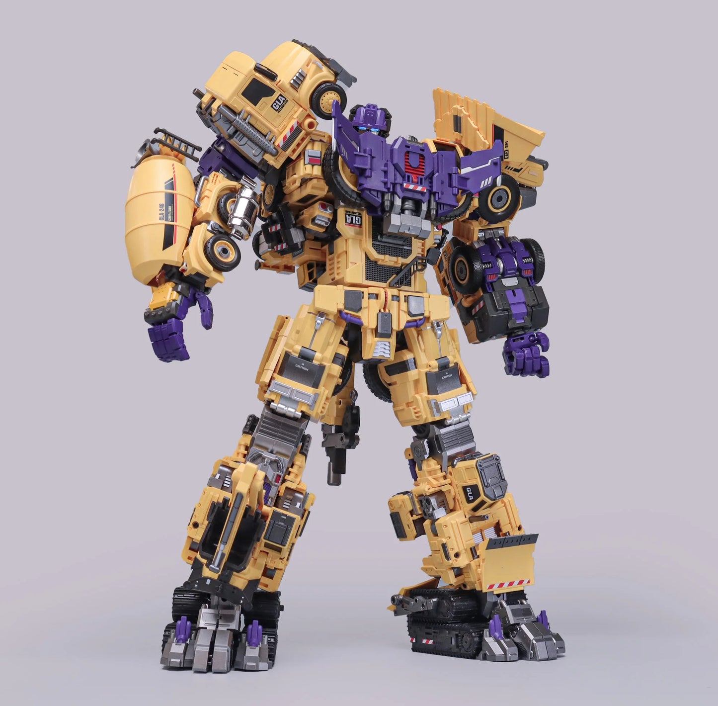 Mecha Invation GLA-01 Titan of Creation Devastator Yellow Edition Set