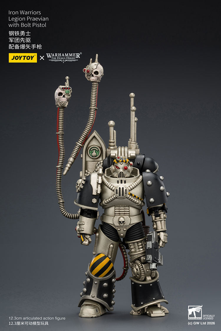 Joytoy 1/18 Warhammer The Horus Heresy Iron Warriors Legion Praevian with Bolt Pistol