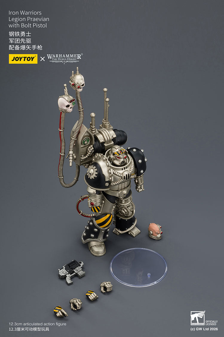 Joytoy 1/18 Warhammer The Horus Heresy Iron Warriors Legion Praevian with Bolt Pistol