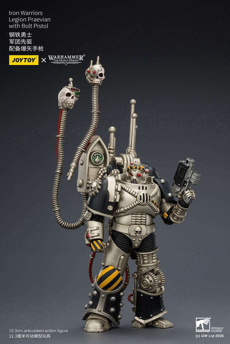 Joytoy 1/18 Warhammer The Horus Heresy Iron Warriors Legion Praevian with Bolt Pistol