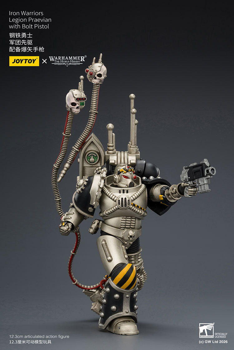 Joytoy 1/18 Warhammer The Horus Heresy Iron Warriors Legion Praevian with Bolt Pistol
