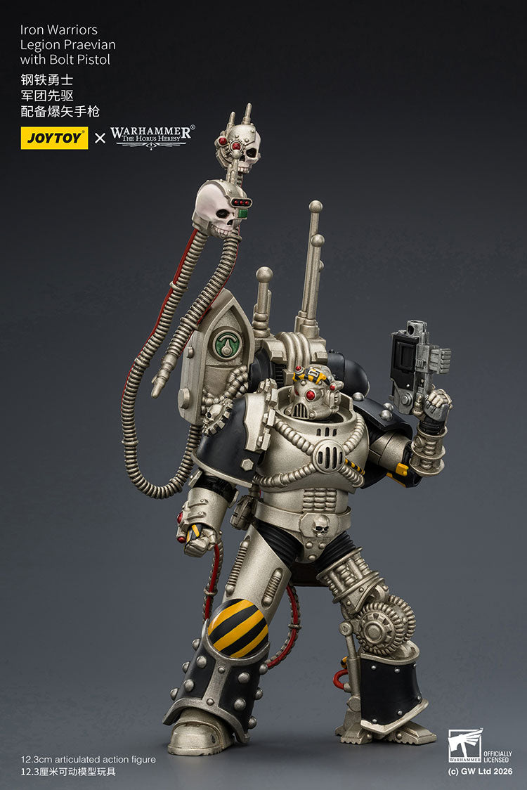 Joytoy 1/18 Warhammer The Horus Heresy Iron Warriors Legion Praevian with Bolt Pistol