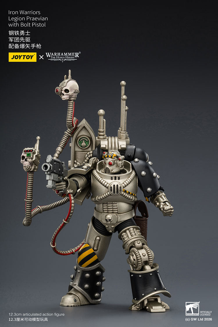 Joytoy 1/18 Warhammer The Horus Heresy Iron Warriors Legion Praevian with Bolt Pistol