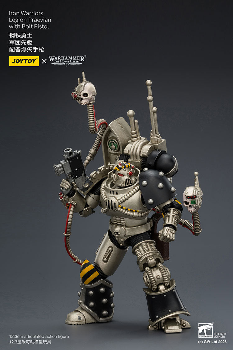 Joytoy 1/18 Warhammer The Horus Heresy Iron Warriors Legion Praevian with Bolt Pistol