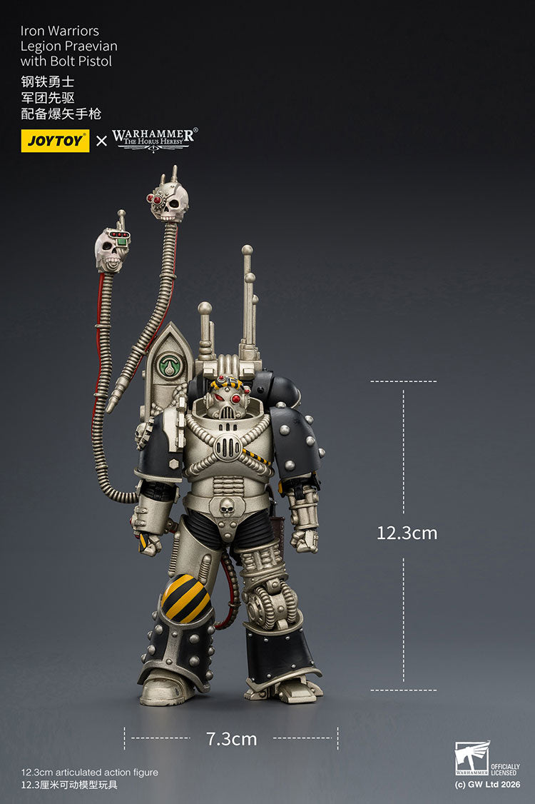 Joytoy 1/18 Warhammer The Horus Heresy Iron Warriors Legion Praevian with Bolt Pistol