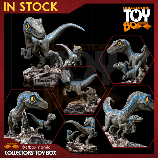 Iron Studios Mini Co Jurassic World Dominion Blue and Beta