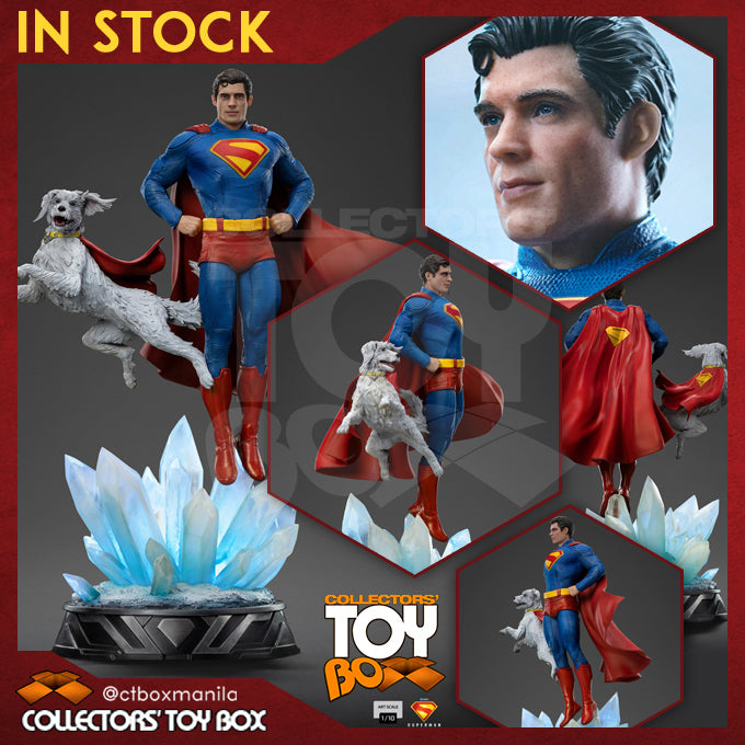 Iron Studios Art Scale 1/10 Superman Legacy - Superman & Krypto