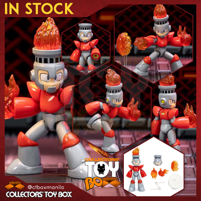 Figura De Acción Mega Man-fire Man Jada Toys Figura De Acción Mega Man-fire Man Jada Toys