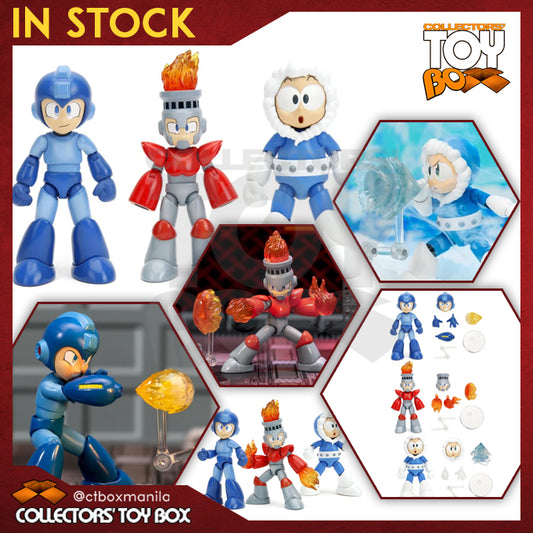 Jada Toys Mega Man Set (Megaman/Fireman/Iceman)