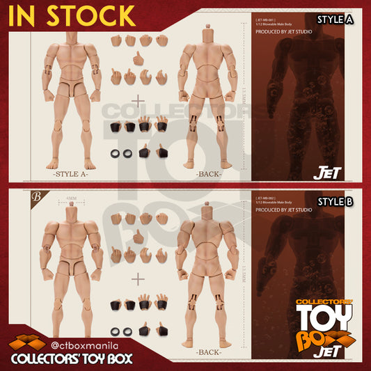 Jet Studio 1/12 Moveable Male Body