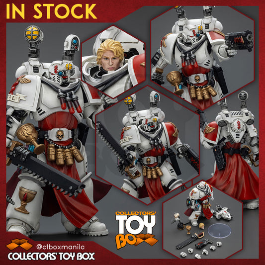 Joytoy 1/18 Warhammer 40k Blood Angels - Sanguinary Priest with Heavy bolt pistol, chainsword and narthecium