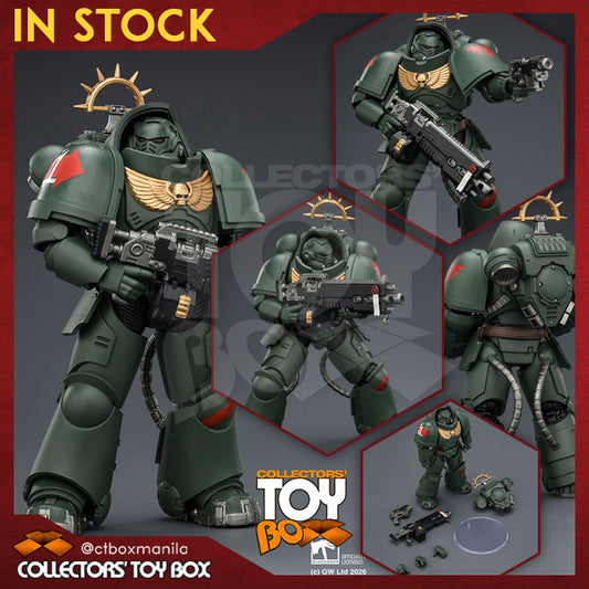 Joytoy 1/18 Warhammer Space Marine 2 Dark Angels Heavy Intercessor with Heavy Bolt Rifle and Bolt Pistol