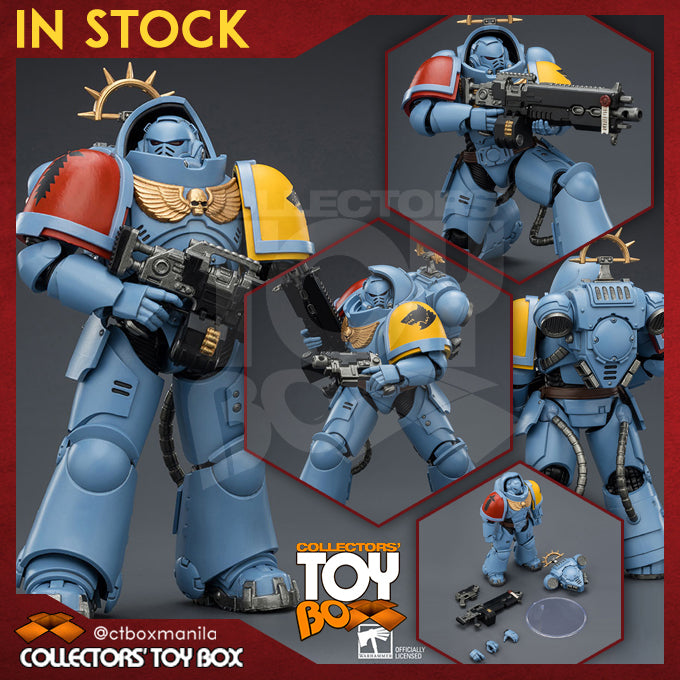 Joytoy 1/18 Warhammer Space Marine 2 Space Wolves Heavy Intercessor with Heavy Bolt Rifle and Bolt Pistol