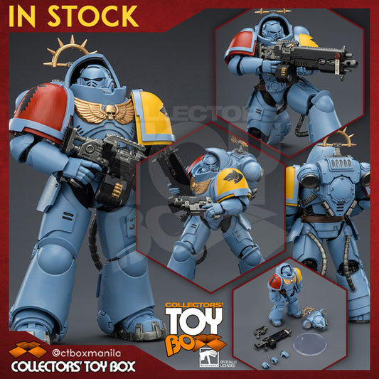 Joytoy 1/18 Warhammer Space Marine 2 Space Wolves Heavy Intercessor with Heavy Bolt Rifle and Bolt Pistol