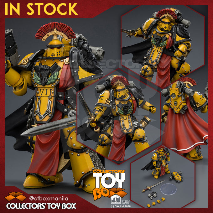 Joytoy 1/18 Warhammer The Horus Heresy Imperial Fists Legion Praetor in Mk III Armour