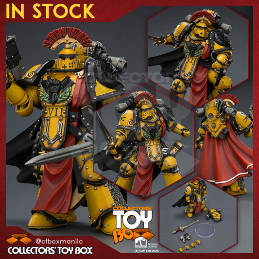 Joytoy 1/18 Warhammer The Horus Heresy Imperial Fists Legion Praetor in Mk III Armour