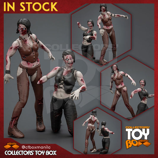 Joytoy 1/25 Dark Source Zombie Figure - Female Wrestlers