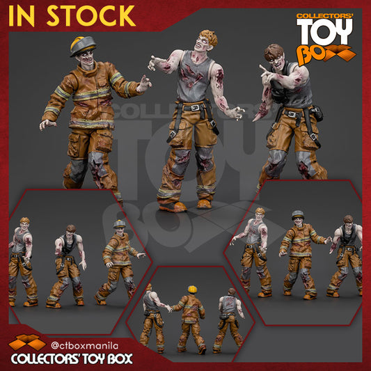 Joytoy 1/25 Dark Source Zombie Figure - Firefighters