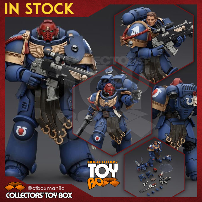 Joytoy 1/18 Warhammer 40K Space Marine 2 Ultramarines - Sergeant Gadriel