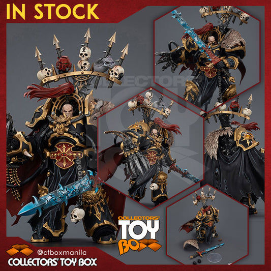 Joytoy 1/18 Warhammer 40k Black Legion - Abaddon the Despoiler with Drach'nyen and the Talon of Horus